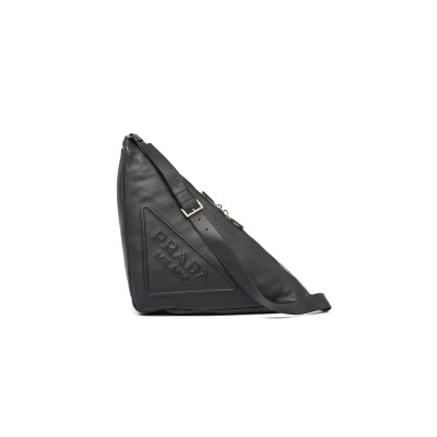 PRADA LARGE LEATHER TRIANGLE BAG 2VY007 01 (58*27*22cm)